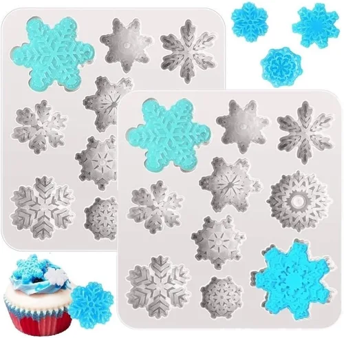 Vista 6 de Moldes de Silicona de Luna y Estrella, Molde de Fondant de Nube Luna Estrella Moldes de Chocolate para Dulces Horneado Azúcar Cake Pop Cupcake