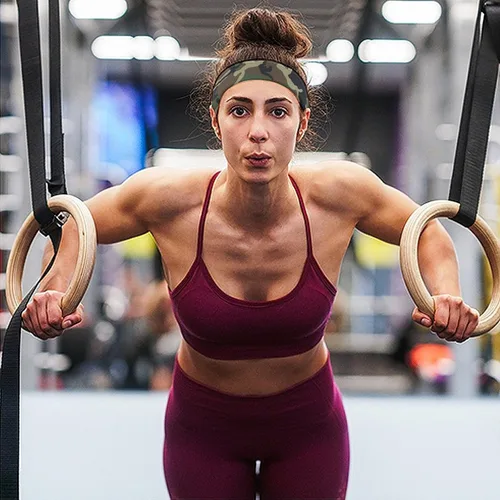 Vista 7 de Diademas de entrenamiento, bandas para el cabello, para yoga, deporte, bufandas anchas y elásticas para la cabeza para mujeres y hombres