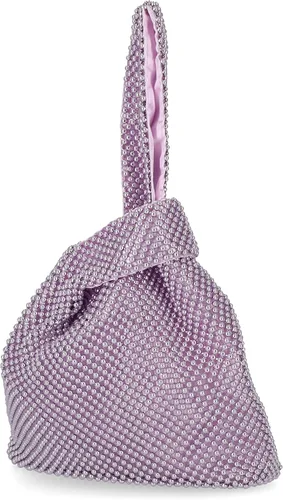 Vista 3 de Jessica McClintock Womens Logan Mesh Pouch Evening Bag