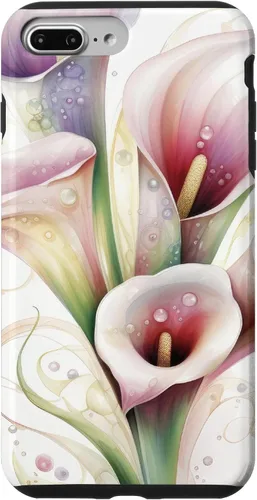 Vista 12 de iPhone 12 Pro Max Calla Lilies Flower Floral Watercolor Case