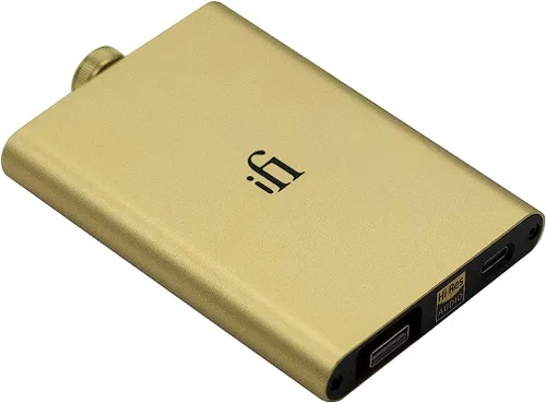 Vista 3 de iFi Hip-dac2 Edición Oro - Amplificador de auriculares DAC equilibrado portátil para Android, iPhone con entrada USB única/Salidas: 3.5mm