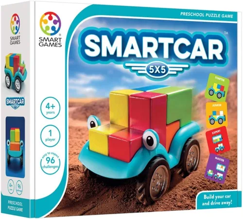 Vista 8 de Smart Games - Penguins Pool Party, juego de rompecabezas con 60 desafíos, 6+ edades