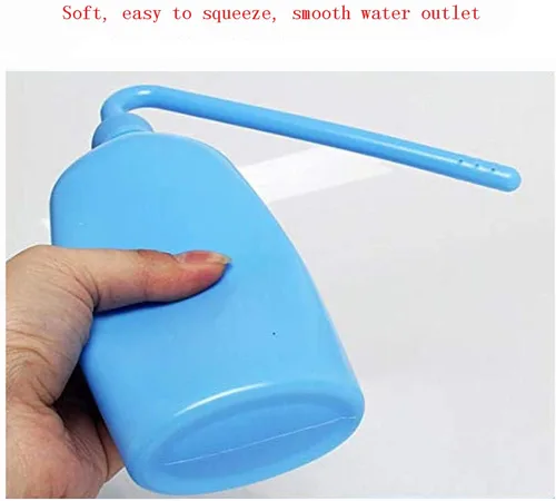 Vista 3 de Botella de limpieza de bolsas de colostomía - Herramienta de limpieza de plástico, adecuada para bolsas de ostomía permanente