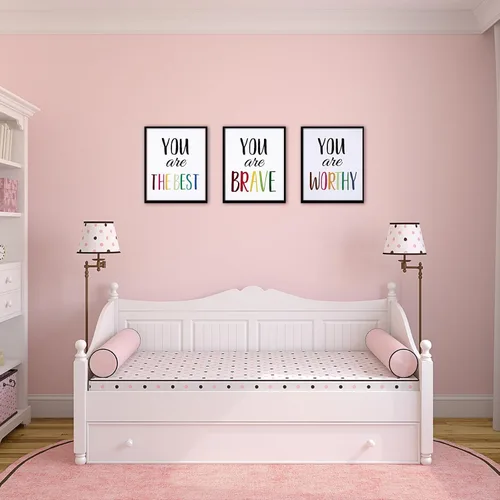 Vista 7 de Zonon 12 pósteres de afirmación positiva, decoración de pared para aula, impresiones inspiradoras para escuela primaria, escuela en casa y oficina