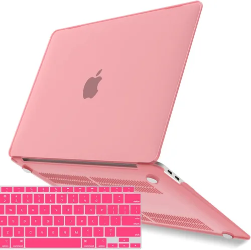 Vista 26 de IBENZER Compatible con Nuevo MacBook Air de 13 pulgadas Funda 2022 2021 2020 M1 A2337 A2179 A1932, Carcasa Rígida de Plástico con Cubierta de azul