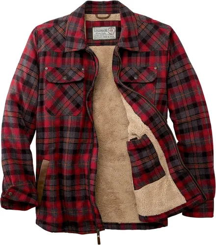 Vista 6 de Legendary Whitetails Men's Tough as Buck Sherpa Lined Flannel Shirt Jacket