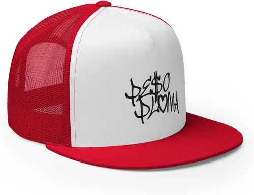 Vista 4 de Corridos Belicos Gorra de camionero con corona alta, gorra ajustable con pico plano Corridos Tumbados