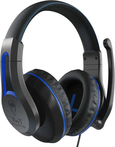 Vista 8 de TWT Audio Duro, TW210 (2.ª generación) Auriculares negros con cable premium con micrófono reductor de ruido (conector de 0.138 in)