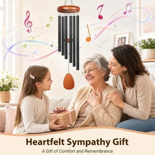 Vista 5 de Campanillas de viento de Winzwon para exteriores, regalos para calentar la casa para mujeres, regalo nuevo para el hogar para hombres, regalos al