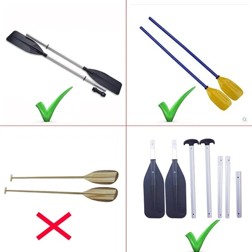 Vista 5 de 4 anillos universales de goteo para kayak y canoa, no más deslizamientos hacia arriba y hacia abajo (negro)
