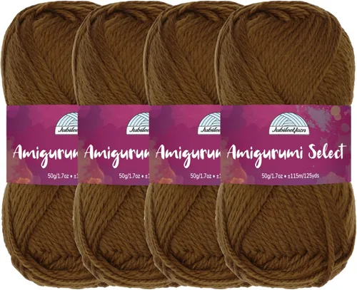 Vista 37 de JubileeYarn Amigurumi Select - Hilo acrílico DK - Begonia - 4 madejas