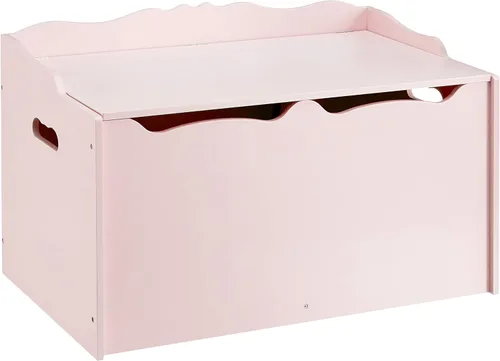 Vista 10 de Amazon Basics Caja de juguetes para niños, baúl organizador de madera, gris, 30 x 18 x 19 pulgadas