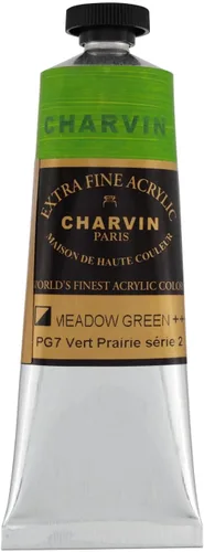 Vista 67 de Charvin Pintura acrílica profesional extrafina – verde absenta, tubo de 2.1 fl oz, pigmentos de triple fresado, resistente a la luz, pinturas