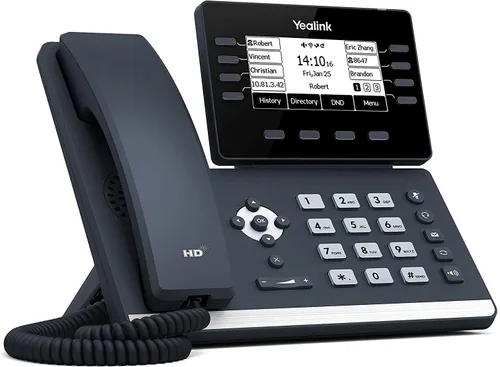 Vista 3 de Yealink SIP-T53W - Sistema telefónico empresarial: paquete de inicio con correo de voz, asistente automático, extensiones de teléfono celular