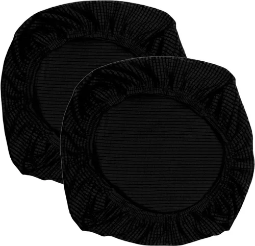Vista 40 de Yikko - Fundas elásticas de jacquard con licra, con textura de grano de maíz, para sillas, aptas para oficina, comedor, bar, fundas para asientos