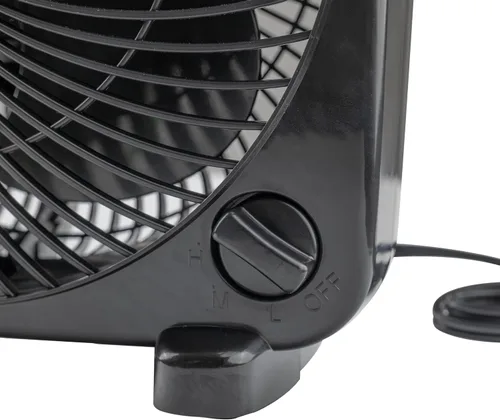 Vista 2 de COMFORT ZONE - Ventilador portátil de 9 pulgadas, color negro