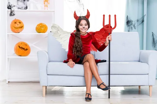 Vista 4 de Halloween Angel Wings Costume Unisex Feather Wings for Women Girls Boys Halloween Party Cosplay Dress-up Accessories