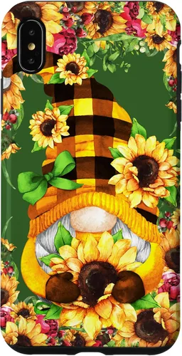 Vista 11 de iPhone 16 Unique Summer Gnome For Hippie With Cute Sunflower Gnomie Case