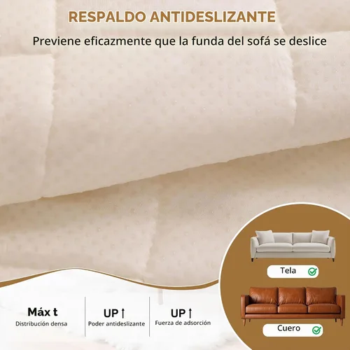 Vista 6 de OTOB Fundas de sofá para perros, lavables, antideslizantes, protector