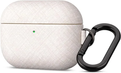 Vista 41 de Haobobro Funda de piel para AirPods Pro 3, piel seleccionada respetuosa con la piel, con textura de fibra de carbono, hecha a mano, funda rígida