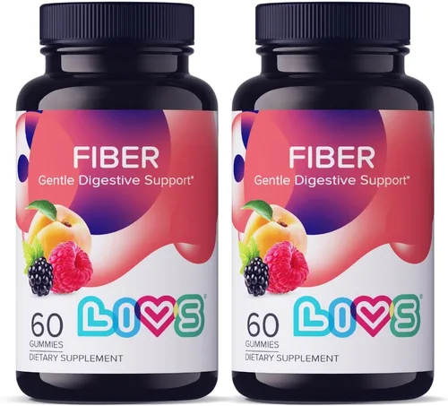 Vista 8 de LIVS Gomitas de fibra para adultos – Promueve el apoyo digestivo y la regularidad Salud intestinal y digestión suave Prebiótico a base