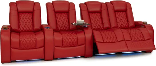 Vista 37 de Seatcraft Asientos de cine en casa Virtuoso LT Tawny Single reclinable Leonado