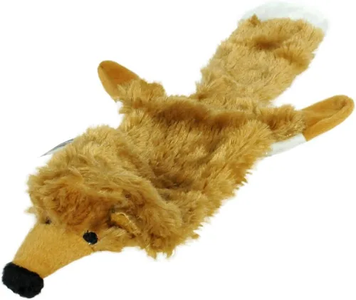 Vista 4 de Hyper Pet Critter Skinz Fox - Juguete de peluche para perro con chirriador, tamaño grande