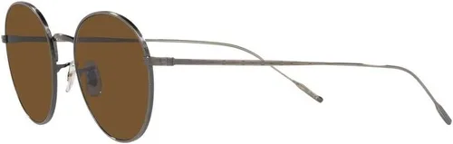 Vista 3 de Oliver Peoples 0OV1306ST Altair 525457 Gafas de sol polarizadas plateadas/marrones antiguas, marrón, blanco, (True Brown)