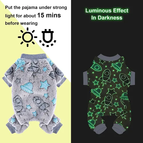 Vista 5 de Pijama de forro polar para perro macho, pijamas de otoño e invierno, ropa linda para cachorros extra pequeños, jumpsuit de suéter para perro de 4