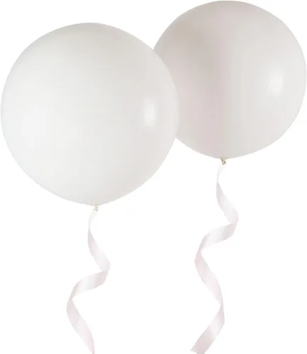 Vista 35 de Globos redondos gigantes de 24 pulgadas, paquete de 10 globos de látex negro para sesiones de fotos, bodas, baby shower, decoraciones de fiesta