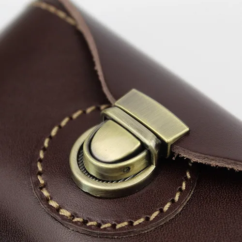 Vista 6 de DK86 Genuine Leather Glasses Case Sunglasses Pouch Eyeglass Case for Men and Women