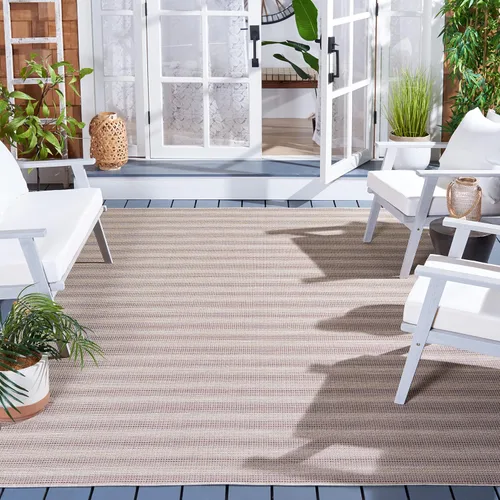 Vista 41 de SAFAVIEH Hampton Collection - Alfombra lavable para exteriores de 2 x 9 pies, color marfil y gris, no desprende pelusa y fácil de limpiar, ideal