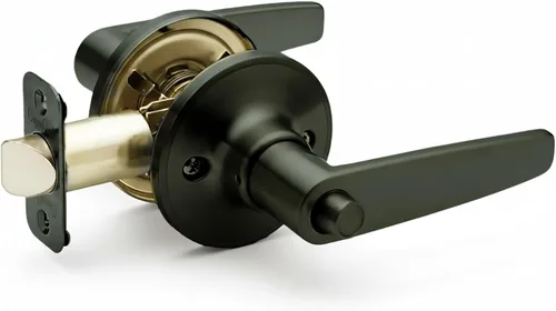 Vista 9 de Copper Creek DL1230SS - Palanca de puerta Daley con función de privacidad, acabado satinado inoxidable