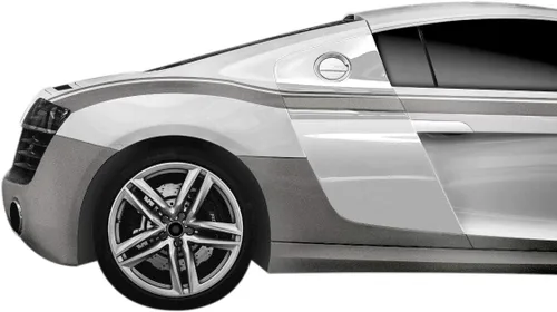 Vista 3 de Rust-Oleum 323351 Pintura en aerosol de laca personalizada automotriz, 11 onzas, plata metálica (paquete de 2)
