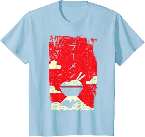 Vista 13 de Ramen Noodles Camiseta de arte japonés, Negro
