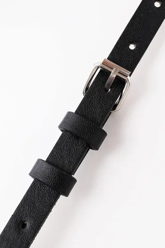 Vista 4 de Coucoland Cinturón gótico punk - Tirantes para mujer, cinturón steampunk, cinturón gótico para mujer, cintura punk