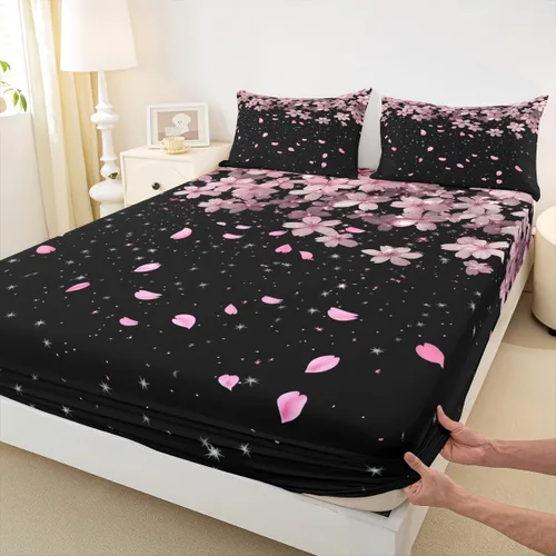 Vista 10 de Homewish Sábana bajera ajustable con diseño de bandera estadounidense de camuflaje para niños, tamaño individual, silueta de cuernos de ciervo