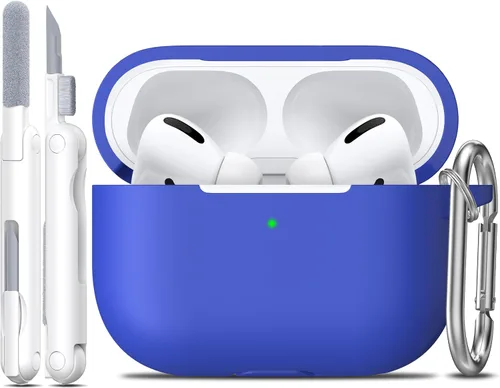 Vista 101 de R-fun for AirPods 2nd/1st Case Silicone Cover, Banana Violet Violeta plátano