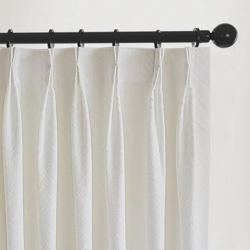 Vista 10 de Cortinas traslúcidas grises de 54 pulgadas de largo, juego de 2 paneles de lino plisado atemporal para privacidad, 2 paneles, 25 x 54 pulgadas, gris