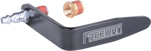 Vista 5 de Freeman PSTHSF – Gancho neumático de aluminio de 1 pulgada para herramienta con accesorio industrial recto de 1/4 pulgada