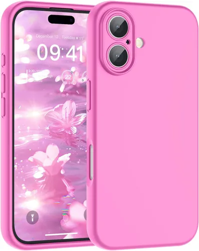Vista 91 de SUPFINE - Funda diseñada para iPhone 12, silicona líquida premium con [forro de microfibra suave antiarañazos][protección de cámara mejorada], funda