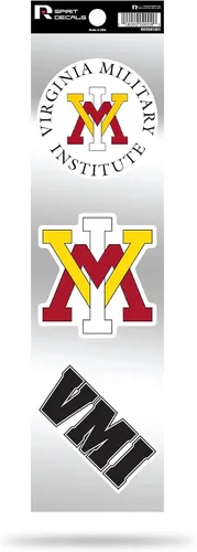 Vista 37 de NCAA - Juego de calcomanías retro Spirit de 3 piezas
