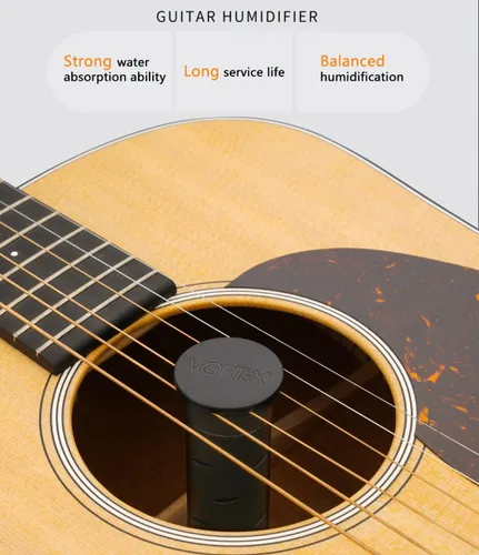 Vista 2 de VPTMRP Humidificador de guitarra, humidificador universal para instrumento de cuerda, evita el secado y el agrietamiento, no daña las cuerdas