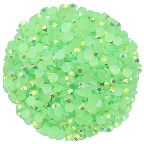 Vista 27 de 4500 diamantes de imitación SS6 de 0.079 in AB con parte trasera plana para uñas, manualidades, gemas redondas de brillo, cristales para bricolaje