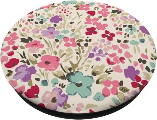 Vista 2 de Pretty Mix Flowers PopSockets intercambiables PopGrip
