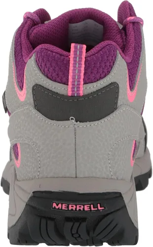 Vista 3 de Merrell Botas de senderismo unisex Core Moab 2 Mid WTRPF para niños, PalomaBerry, 12.5 Big Kid