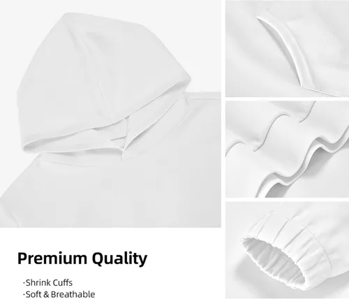 Vista 6 de Dhucqze Sudaderas con capucha para niños, sudaderas con capucha para niñas, suéter de manga larga 3D con capucha