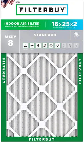 Vista 22 de Filterbuy - Filtro de aire MERV 8 de 8x14x1, defensa esencial contra el polvo y las alergias (1 unidad), filtros plisados electrostáticos