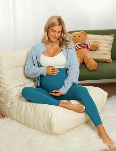 Vista 2 de CRZ YOGA Butterluxe - Leggings de maternidad para mujer, sobre el vientre, 25 pulgadas, pantalones suaves para entrenamiento, yoga, embarazo