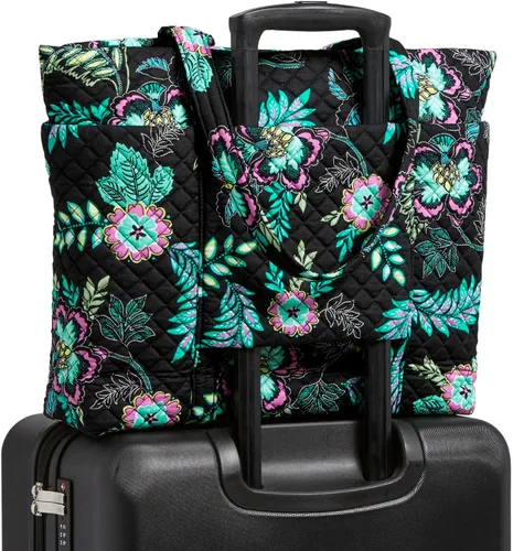 Vista 6 de Vera Bradley Cotton Deluxe Vera Tote Bag